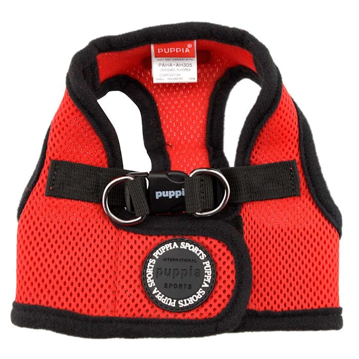 PUPPIA International PUAH305RE3L Soft Vest Harness, 3X-Large, Red, XXXL - Image 2