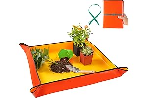 Potting Soil Storage Container: Keep Your Workspace Clean with Our Repotting Mat