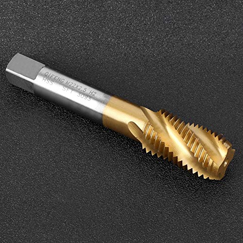 Macho M22 x 2,5 mm de flauta en espiral para procesar aleaciones sin roturas 2