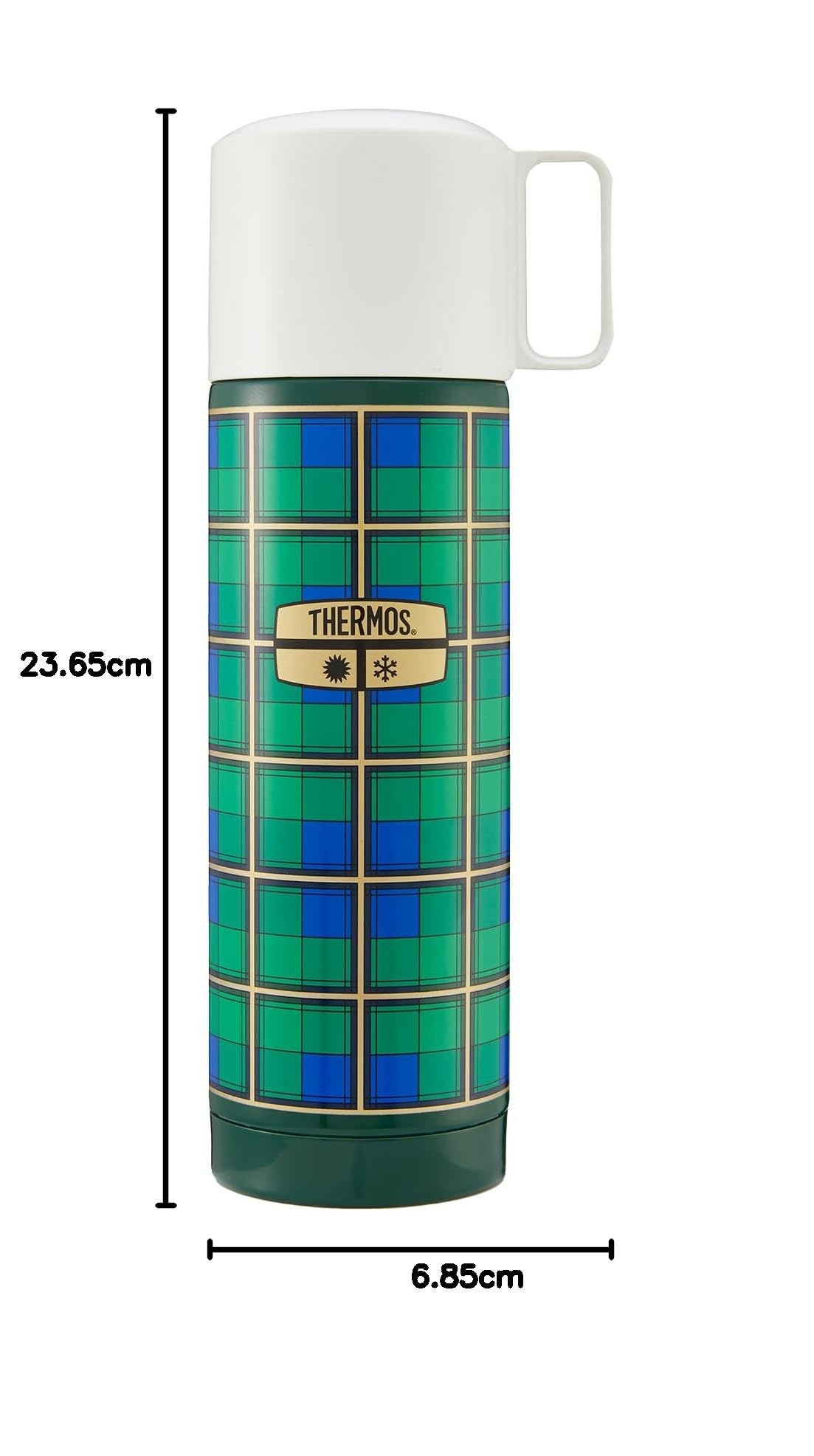 THERMOS Revival Beverage Bottle - Termo de acero inoxidable (0,50 L, 18 horas de calor/24 horas de frío, apto para lavavajillas, totalmente hermético, sin BPA)