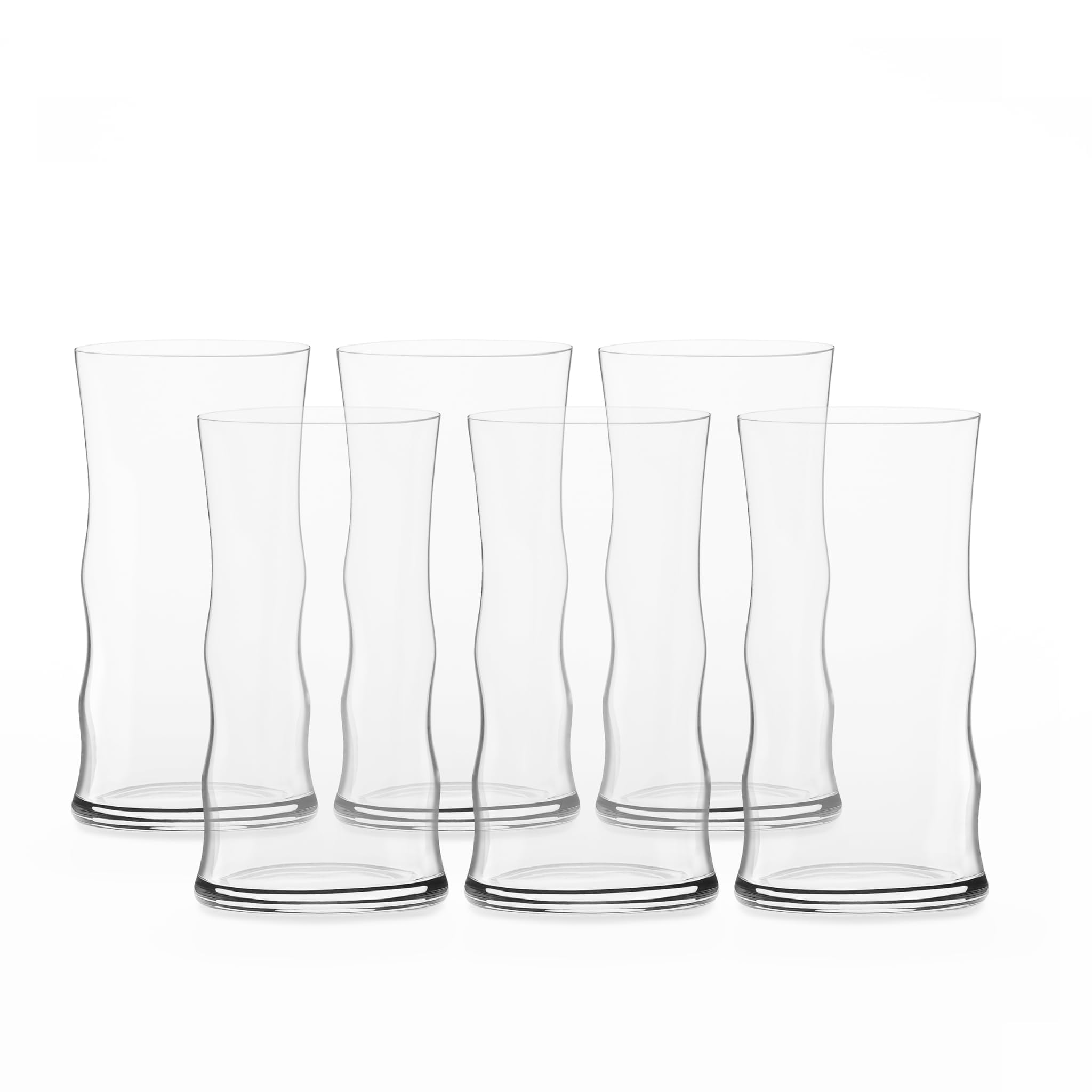 Josephinenhütte® JOSEPHINE N°5 Wassergläser [DAS GLAS FÜR GENIESSER] - handgefertigt & mundgeblasen - 6er Set (250ml) - filigrane Eleganz für höchste Ansprüche