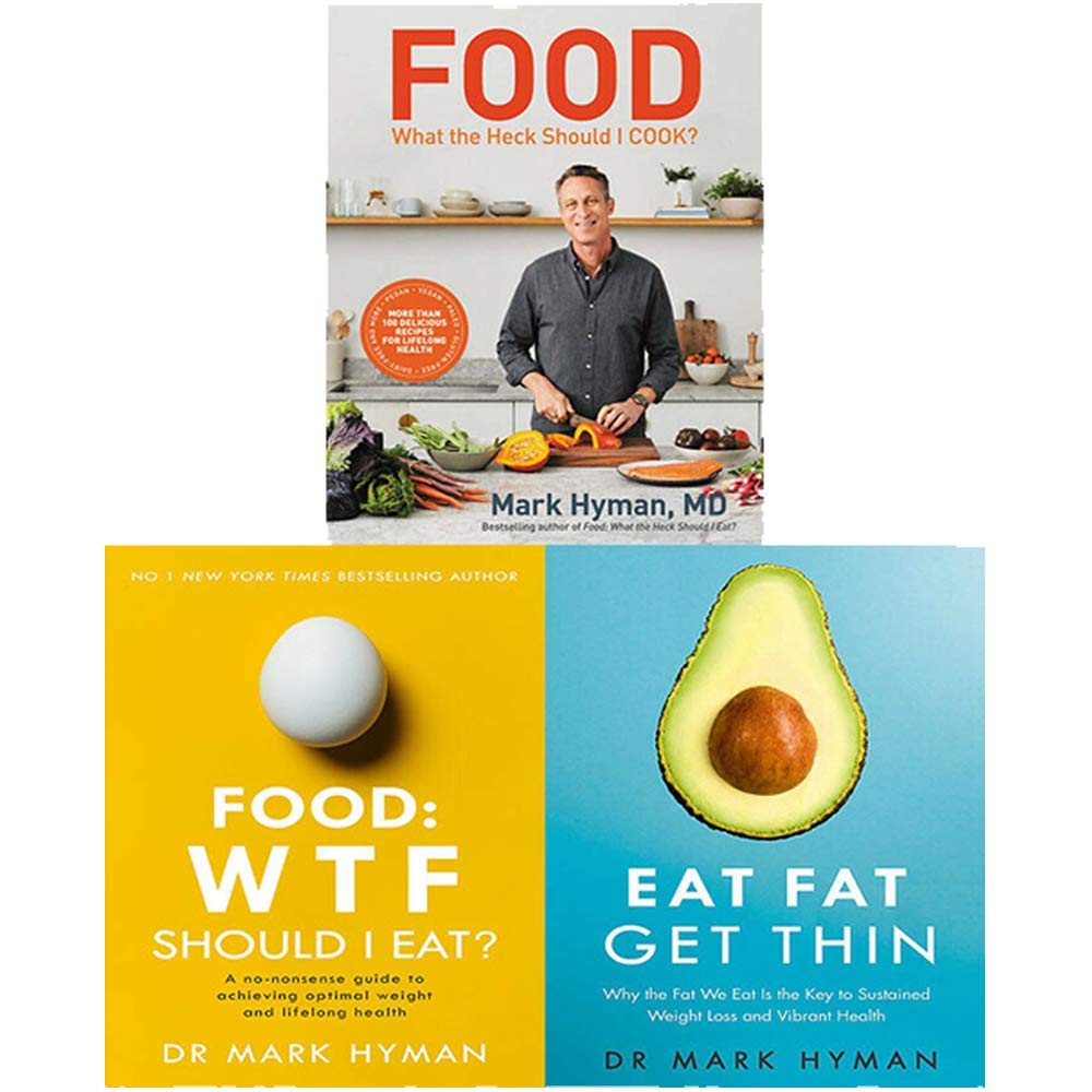 Food What the Heck Should I Cook [Hardcover], Food WTF Should I Eat, Eat Fat Get Thin 3 Books Collection Set