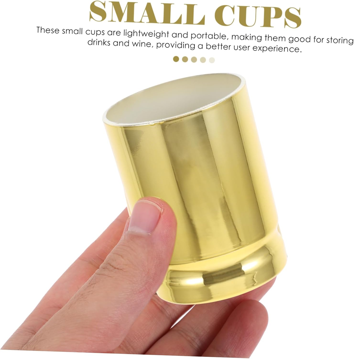 Cabilock 10pcs Reusable Plastic Wine Cups Small Decorative Drinking Cups for Parties Camping and Outdoor Activities Lightweight Water