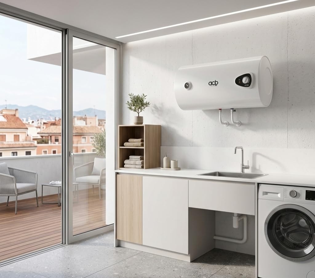 Termo Eléctrico De Agua Horizontal 100 Litros Acb