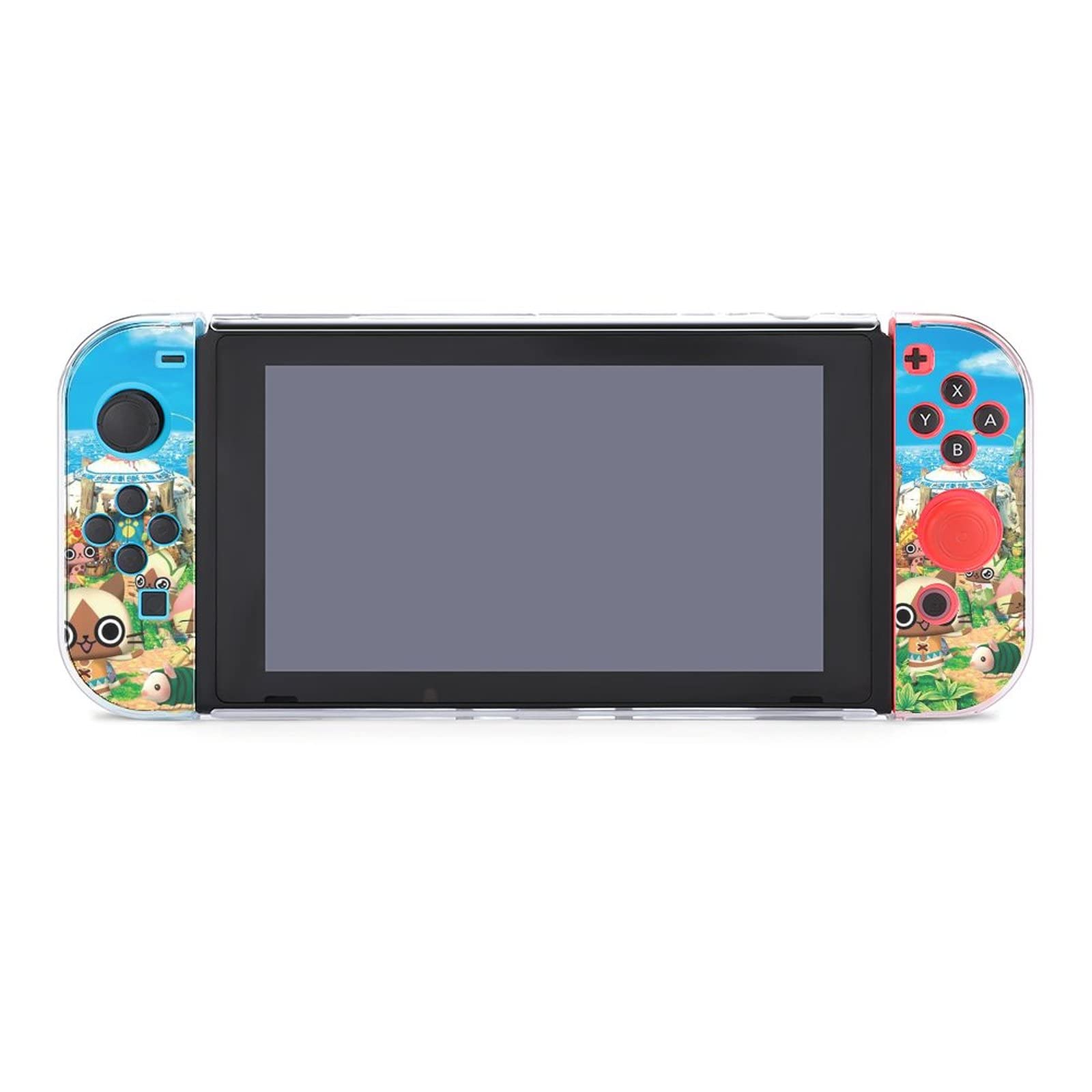 任天堂Switch ホワイト　カバー、モンハンセット Amazon | Spryaut 置換 保護カバー ケース Nintendo (任天堂