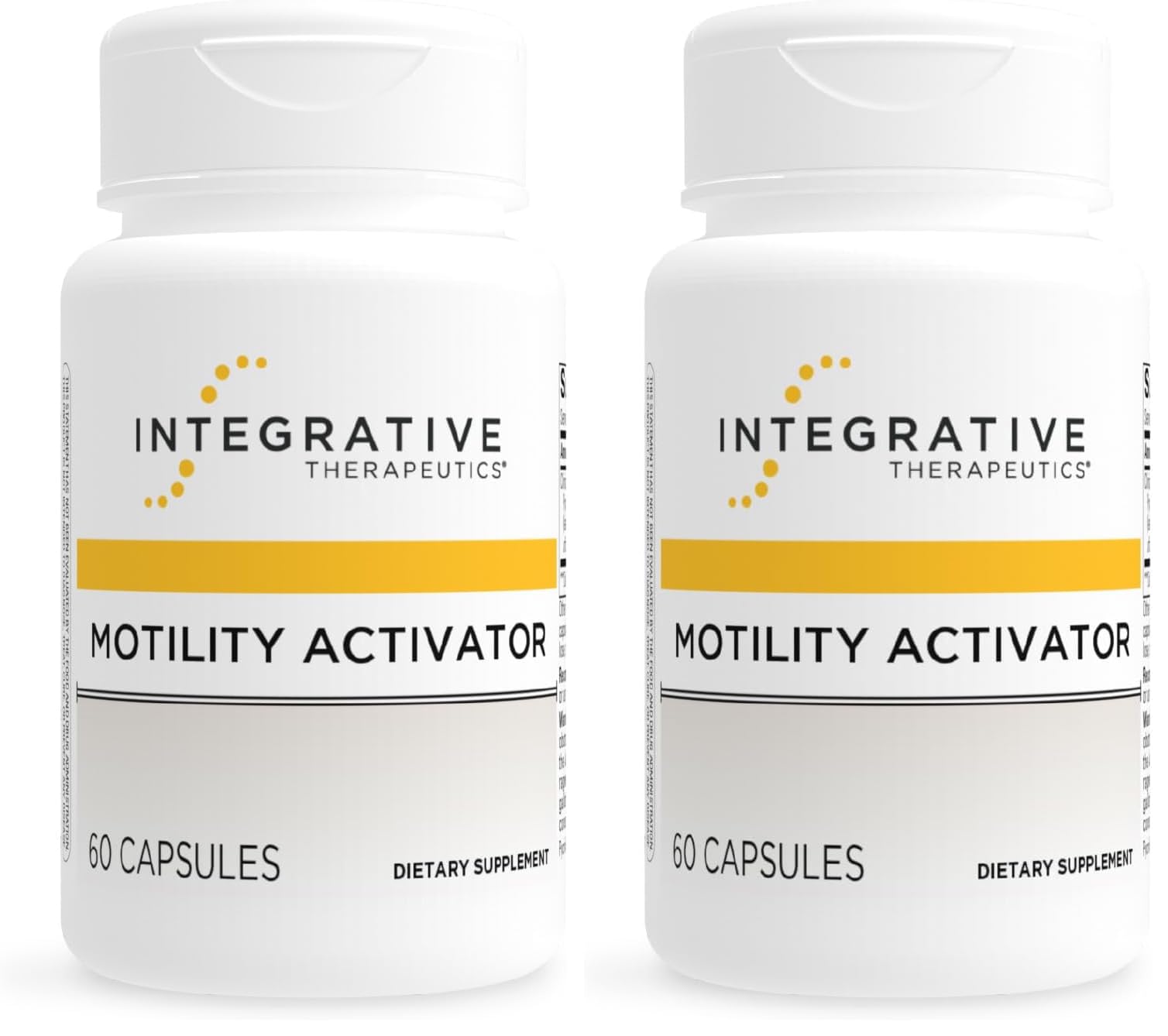 Integrative Therapeutics Motility Activator – GI & Gut Health Support Supplement* - Dairy-Free & Gluten-Free - 60 Capsules (60 Servings) (Pack of 2) 60 Count (Pack of 2)