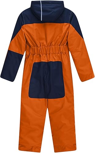 Miniatura 7 de Trajes de nieve para niñas y niños, para invierno, esquí, de una pieza, resistente al viento, resistente al agua, con forro polar, overol de plumón