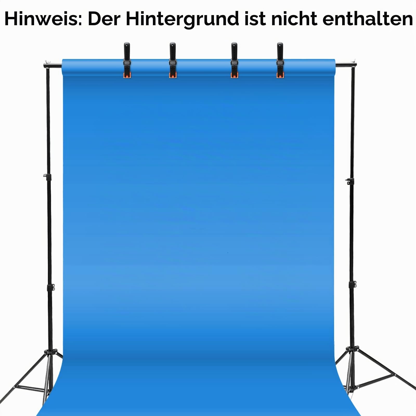 Relota Foto Hintergrund Ständer 200cm X 300cm, Verstellbarer Hintergrundsystem mit 10 Starker Klemme, Fotohintergrund Ständer, Backdrop Stand für Fotostudio, Produkt Fotografie, Video, Porträt