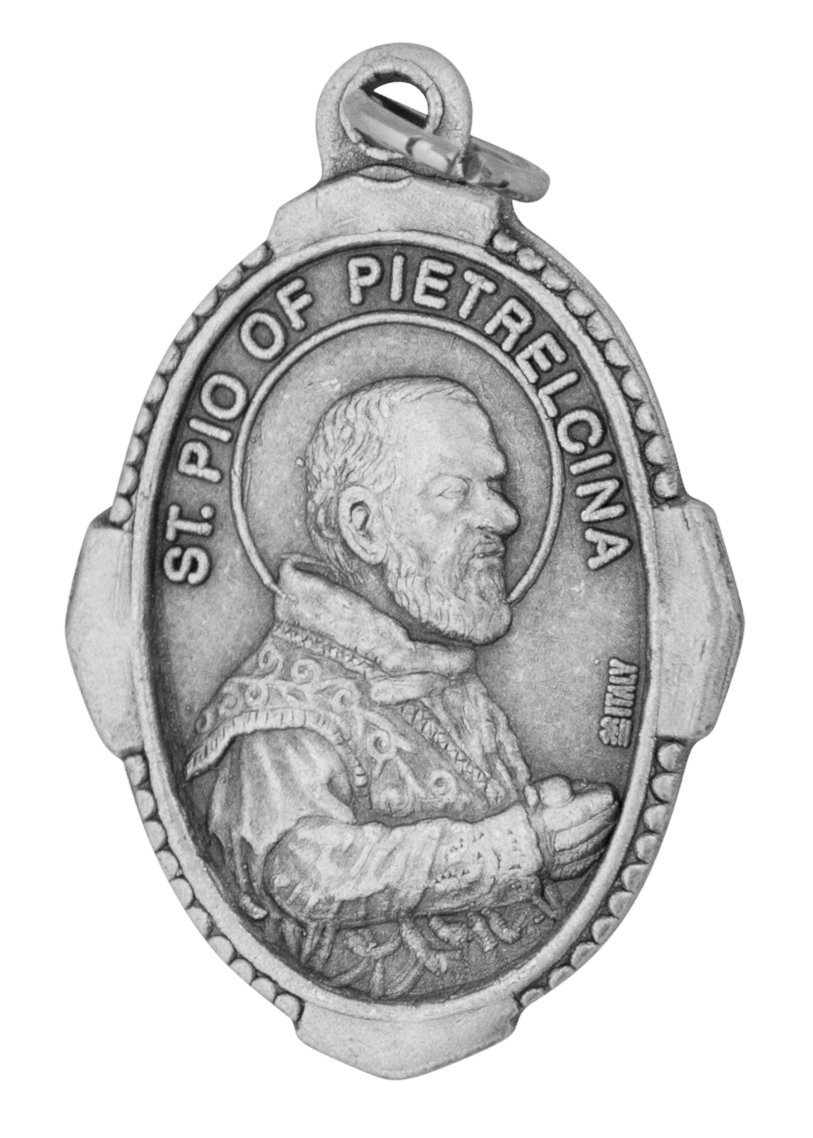 Traditional Catholic Saint Medal (Padre Pio)