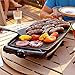 George Foreman Indoor Outdoor Electric Grill, Non-Stick Grill Griddle Plate, Healthy Grilling Drip Tray Reduces Fat, Portable Barbeque