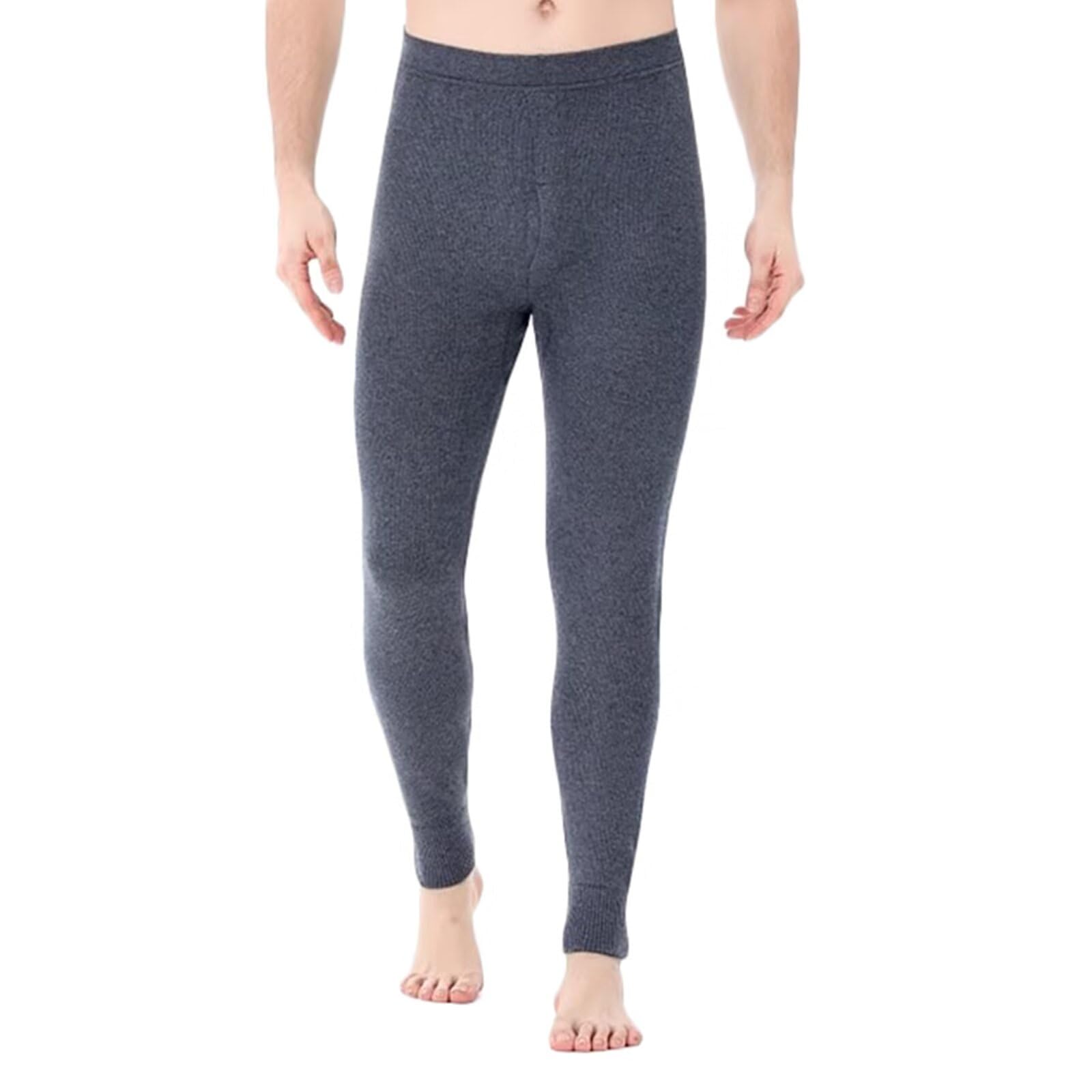 Unisex Pantalones de Invierno cálido 100% Cachemira Leggings Ropa Interior térmica Pantalones Hombres Mujeres Pantalones térmicos Otoño Invierno