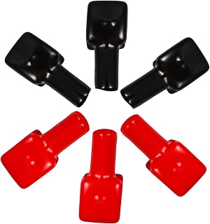 TEHAUX 6 Peças Tampa De Cabeça De Pilha De Bateria Espaçadores De Baterias Marinhas Para Acessórios De De Carro Tampas De Terminal De Bateria Marinha Tampas De Terminal De Bateria