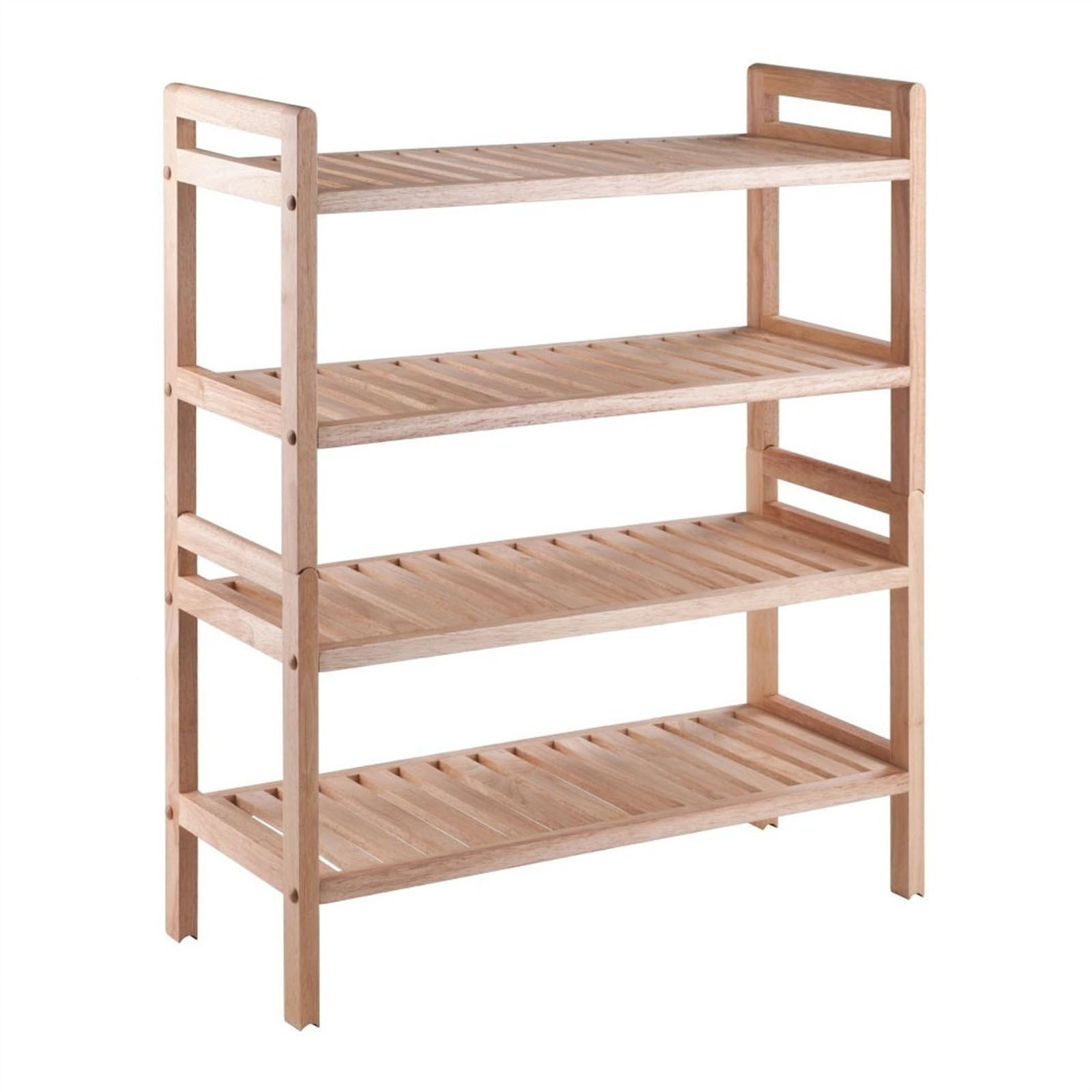 Meuble chaussure entree bois pour un couloir et salon bien rangés