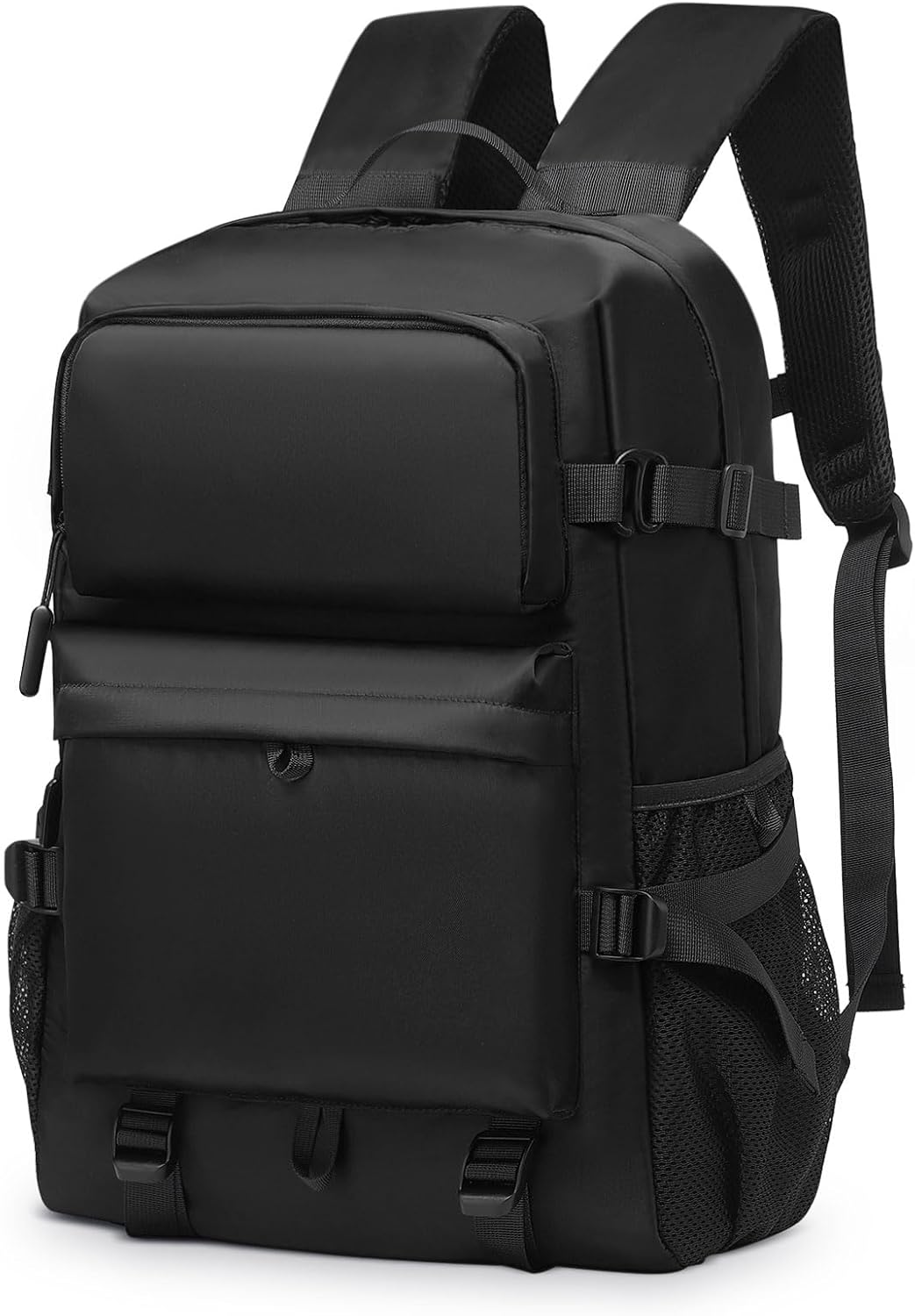 28L Laptop Backpack, Business Backpack for Men, Casual TSA Approved Travel Backpack for Women, Water Resistant Daypack Computer Work Bag, Black