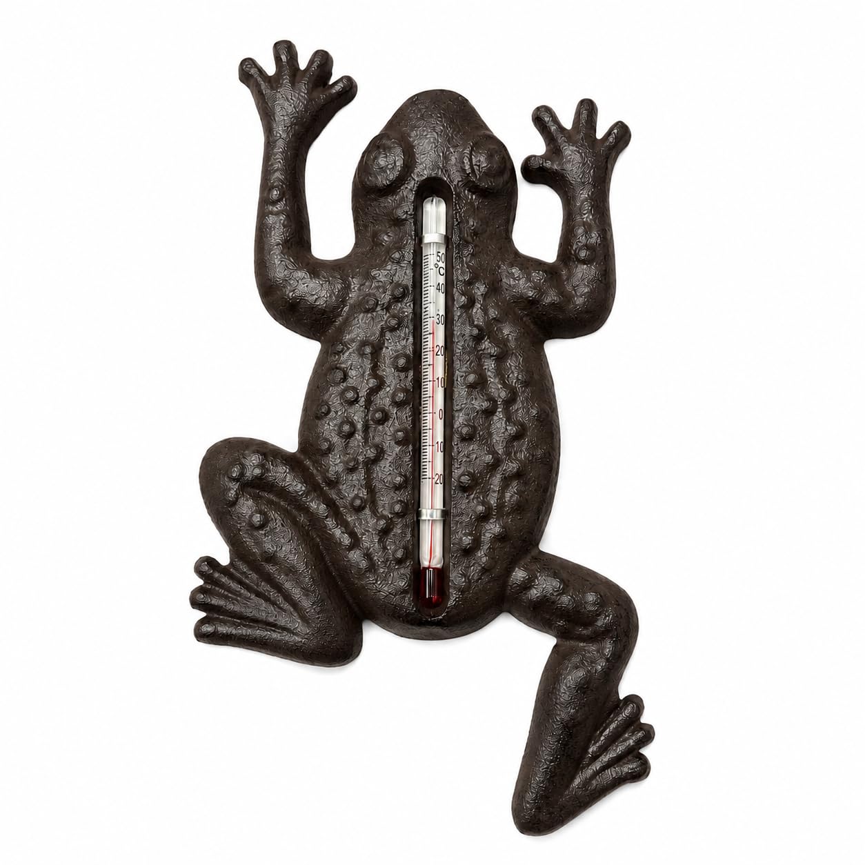 CKB LTD Wall Mounted Cast Iron Garden Thermometer for Indoor & Outdoor Use