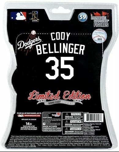 Imports Dragon Cody Bellinger Los Angeles Dodgers Figure - Thumbnail 3