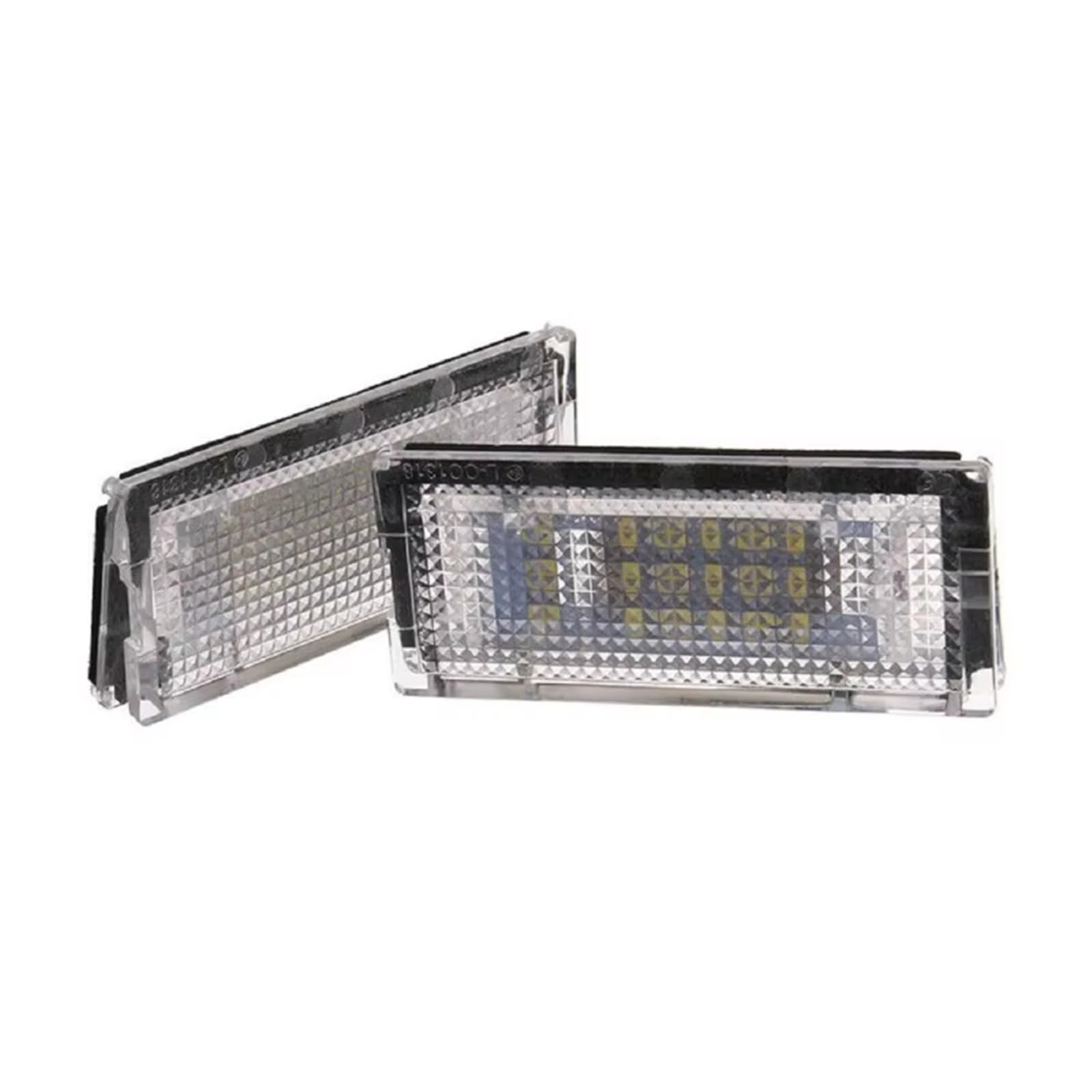 Luces LED de matrícula Canbus blanco puro de 12V con iluminación trasera sin error E46 6