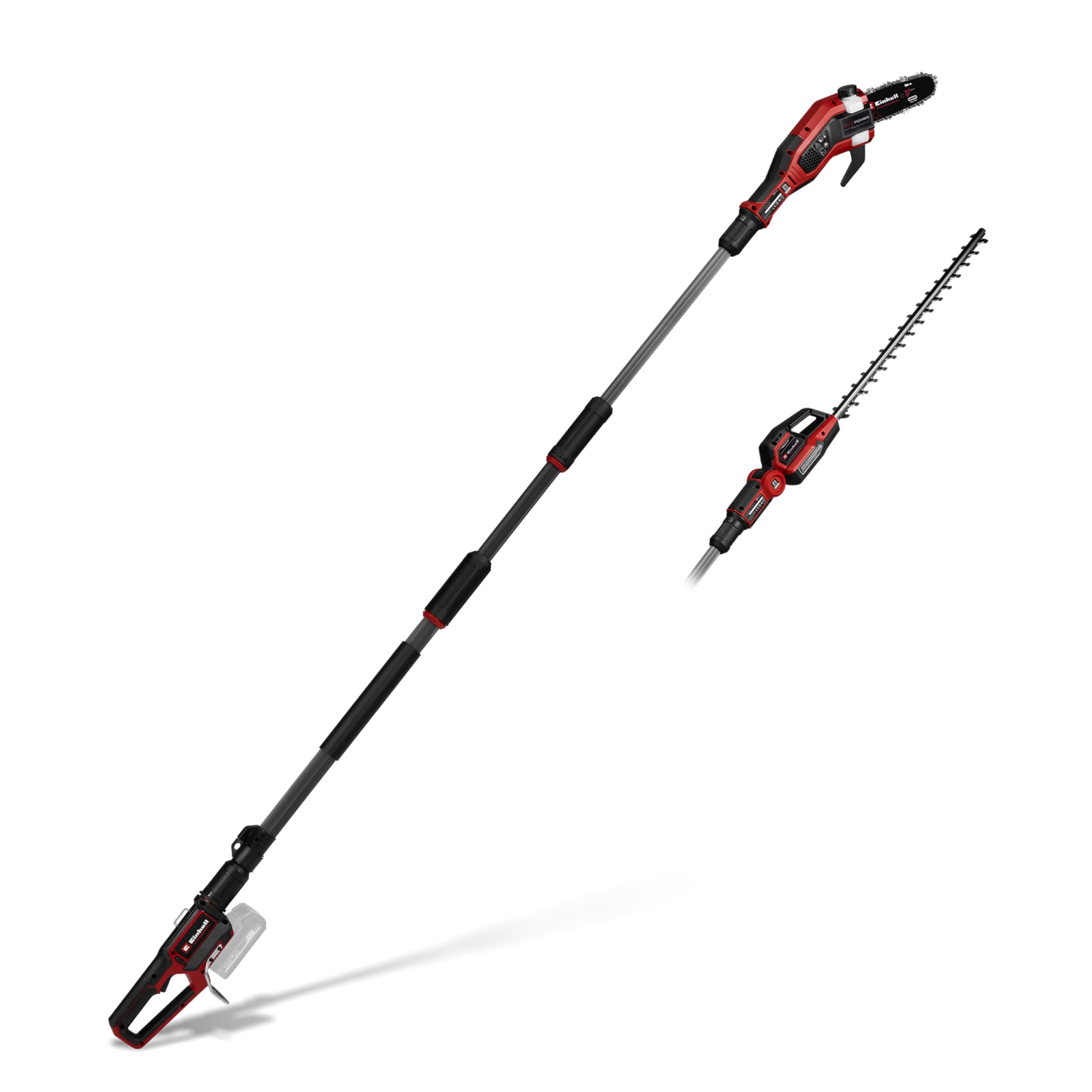 Multifunzione Einhell Professional GP-HC 18/5020 Li T BL-Solo Power X-Change (18 V, Brushless, tagliasiepi da 50 cm, potatore da 18 cm, manico telescopico, senza batteria)