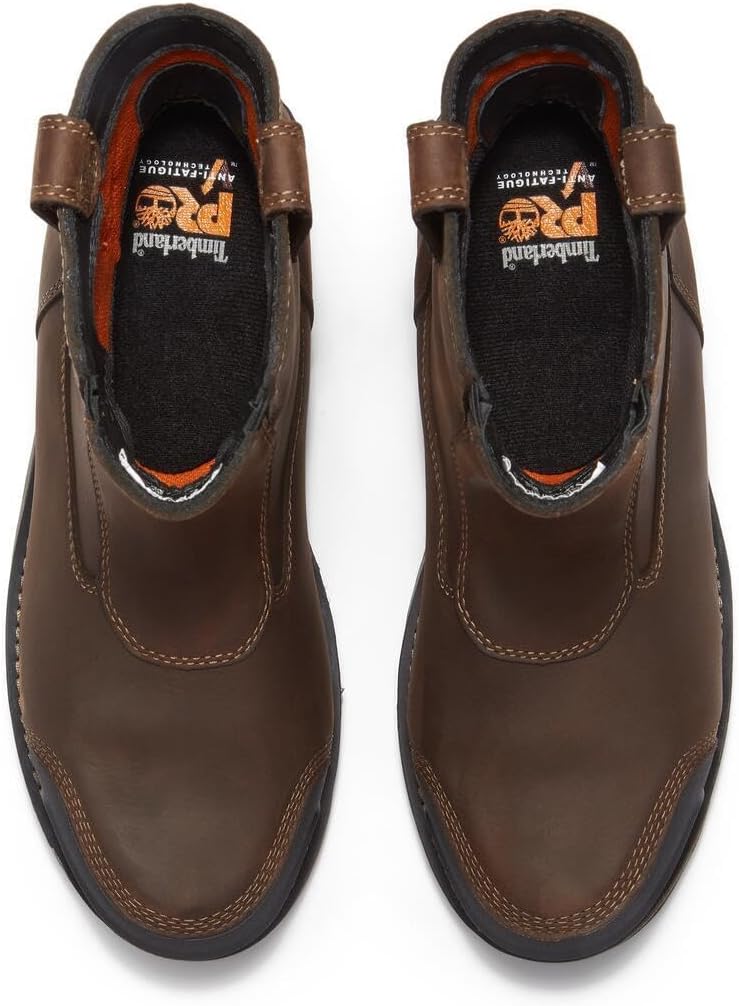 Timberland PRO mens True Grit Chelsea Composite Safety Toe Waterproof Industrial Western Work Boot - Image 5