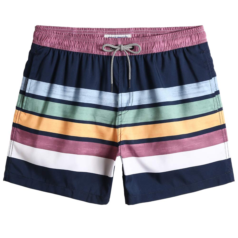 MaaMgic 5.5" Bañadores Hombre Shorts de Playa para Natación y Surf Traje de Baño Secado Rápido para Vacaciones