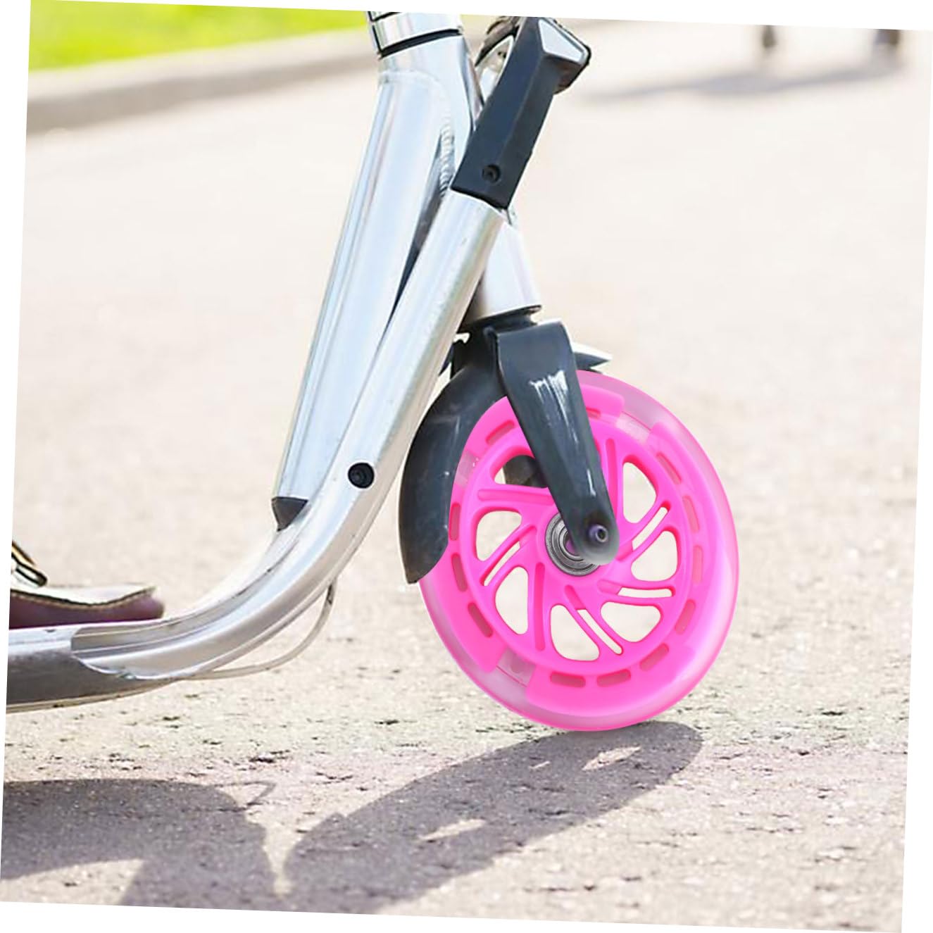 Ruedas de Repuesto para Patinete Iluminadas de Pu 2 Piezas