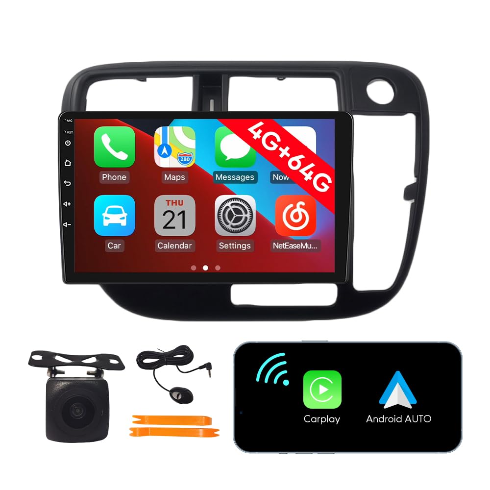 [4G 64G] Android Car Stereo FM Radio Carplay Android Auto 9