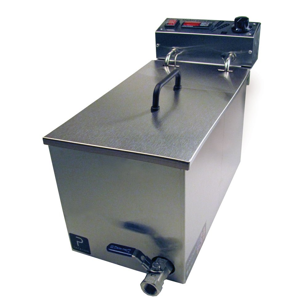 Paragon Mighty Corn Dog Fryer Machine for Professional Concessionaires Requiring Commercial Quality & Construction 37.5 Pound Oil Capacity 3000 Watts Electric 220 Volt Requires 6-15 Receptacle