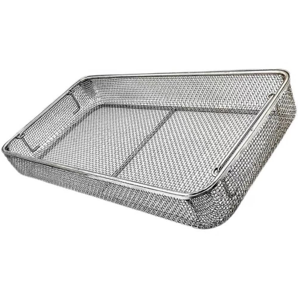 chaoyue medical instruments Stainless Steel Sterilization Basket Tray case Box 45cmX34cmX7cm Disinfection Tray Basket Box Orthopedics ENT Instruments