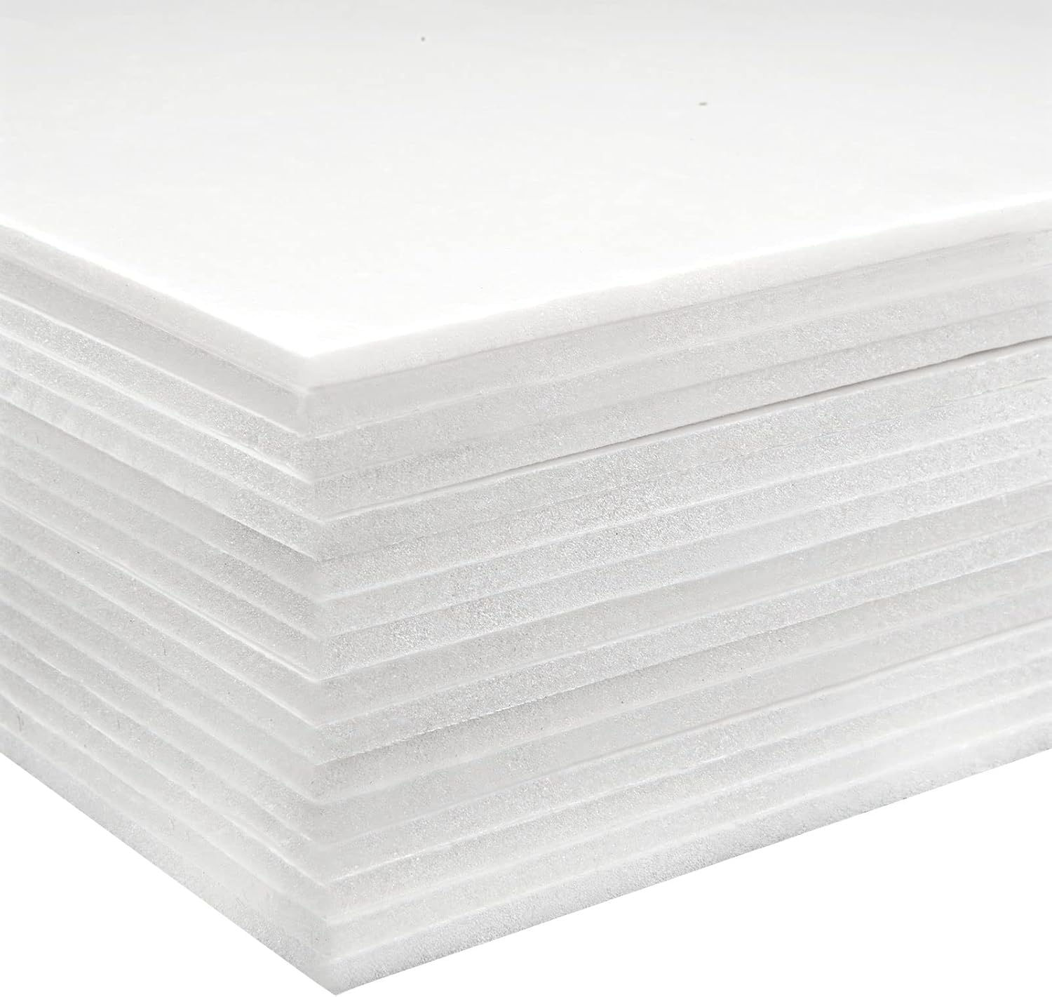 Plaque Polystyrène Blanc A3 5mm, 16pcs Carton Mousse Polystyrène Extrudé 5mm pour Publicité, Présentation, Projets Artistiques et Emballage, Carton Plume 5mm