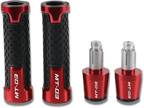 Miniatura 8 de Motorcycle Handlebar Motorcycle Aluminum Handlebar Grip Ends for MT03 MT-03 MT 03 2005-2020 2019 2018 2017 2016 78''22mm Handle Bar Grips Motorbike