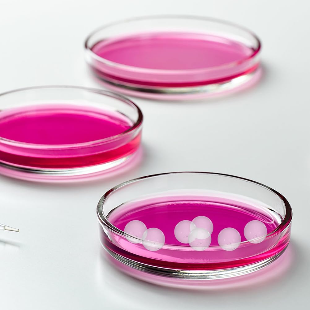4000 Stück 2 mm klare Glasperlen für den Laborgebrauch, solide runde Borosilikat-Kochsteine für chemische Experimente