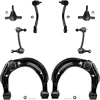 Vista 998 de Detroit Axle - Kit de suspensión frontal de 8 piezas para Dodge Journey 2009-2015, 2 brazos de control inferiores, 2 rótulas, 2 varillas
