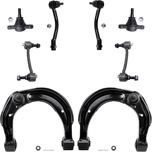 Miniatura 991 de Detroit Axle - Kit de brazos de control de extremo delantero RWD para Dodge Ram 03-06 2500 3500, 2 brazos de control superior con rótula 2 varillas