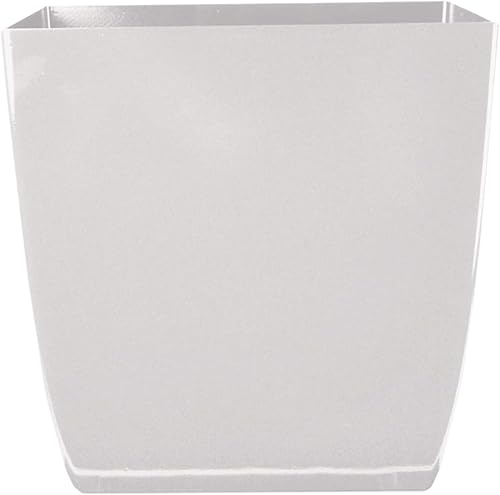 Miniatura 1 de The HC Companies Aria - Maceta cuadrada de riego automático de 8 pulgadas, maceta de plástico para plantas de interior y exterior, flores, hierbas,