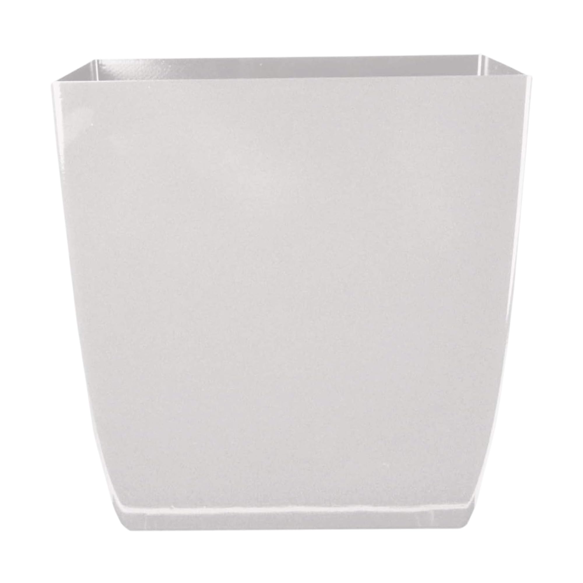 The HC Companies ASP08000P80 Square Planter, Glossy White, 8 Inches