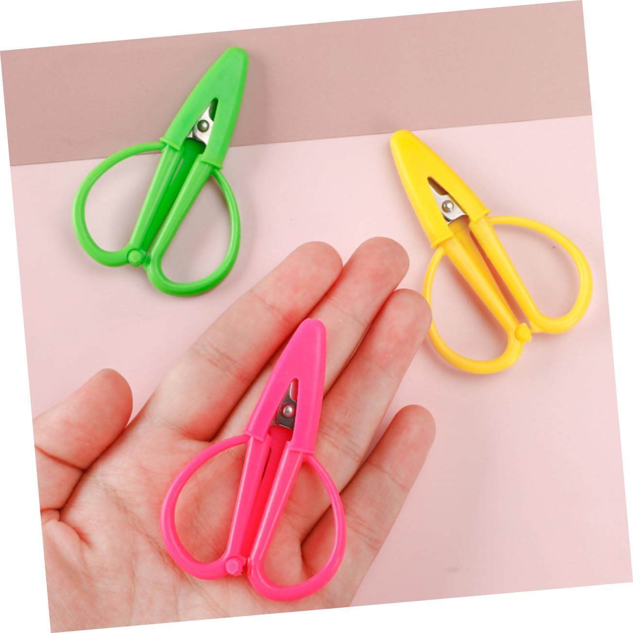 VILLCASE 24pièces Mini Ciseaux De Couture Multi-fonctions Avec Couvercle Ciseaux De Pour Arts Et Activités Scolaires