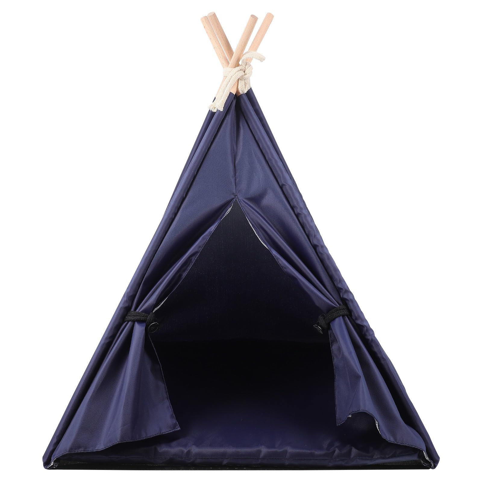 Tente pour Chien en Tissu Oxford, Lavable, Amovible, Intérieur | Chien et Chat, Usage Intérieur et Extérieur, Bleu Marine, Cache la Lumière Intrusions