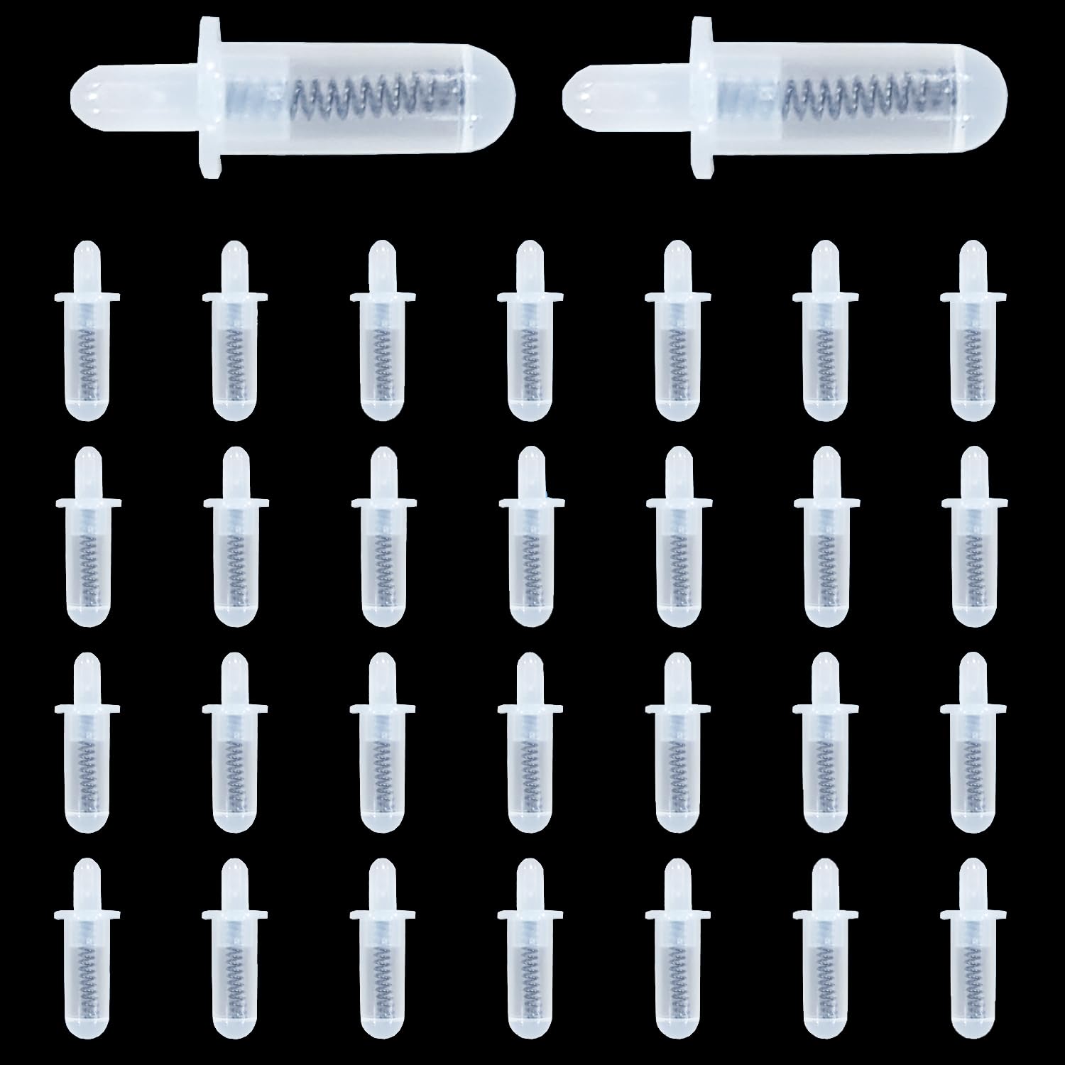 Kowibcl 30 PCS Shutter Repair Plantation Shutter Replacement Parts Shutter pins Replacement Plantation Shutter Repair kit Pins, Plastic Spring