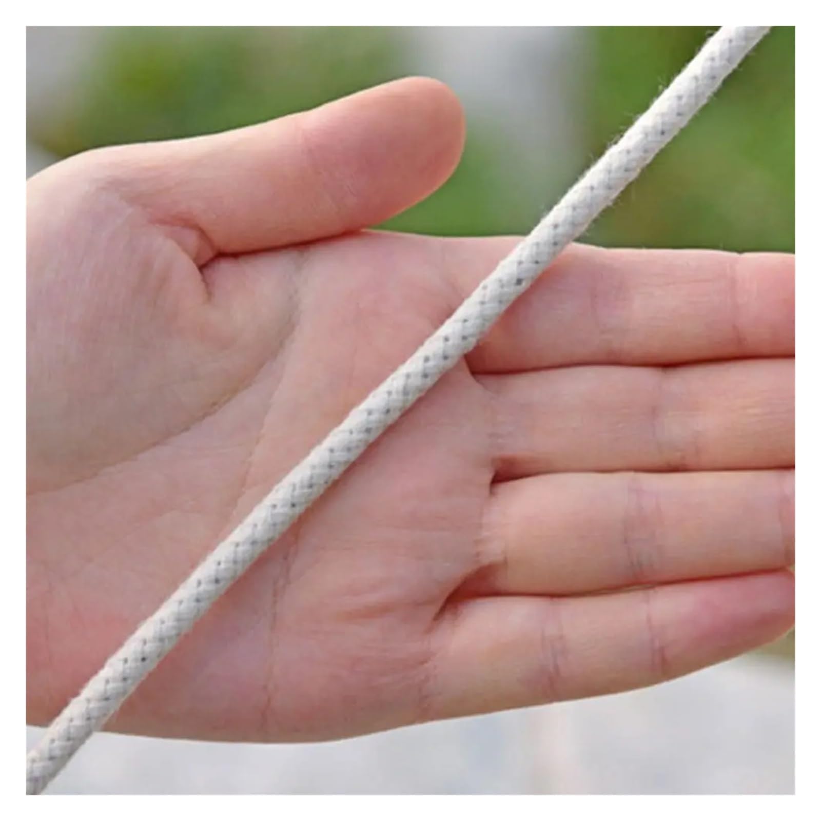 Corde à Linge, Ligne de Lavage extérieure Corde à Linge en Coton tressé 10-30m(30m)