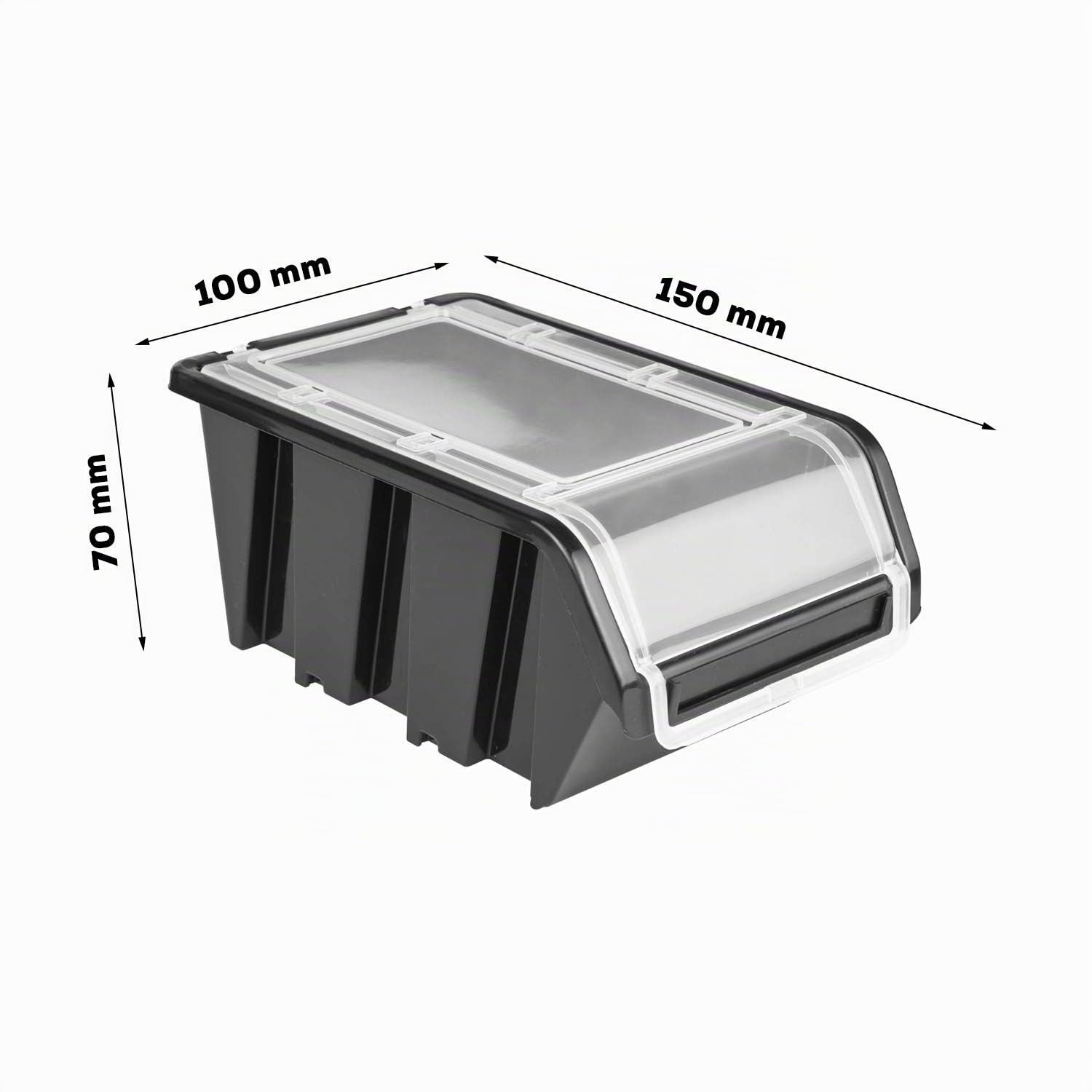 178 x 78 cm Wandregal 30 Sichtlagerkästen Deckel Werkzeughalter Stapelboxen Werkstatt Werkbank