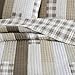 Eddie Bauer - King Quilt Set, Cotton Reversible Bedding with Matching Shams, Home Decor for All Seasons (Fairview Sand, King)