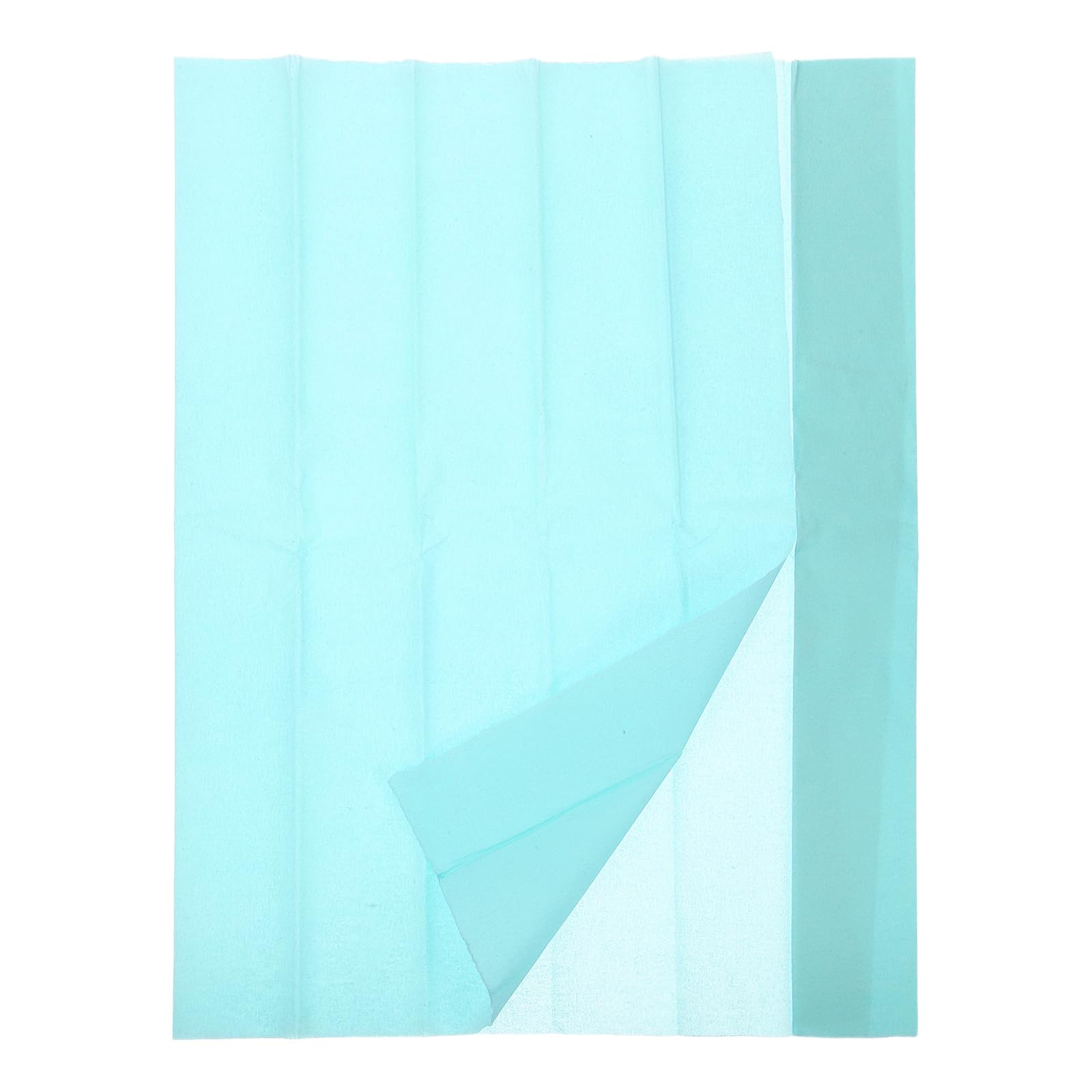 sourcing map 2pcs Crepe Paper Roll 3.3ft Long 20 Inch Wide for Wedding Ceremony Various Large Festivals Decoration, Light Blue