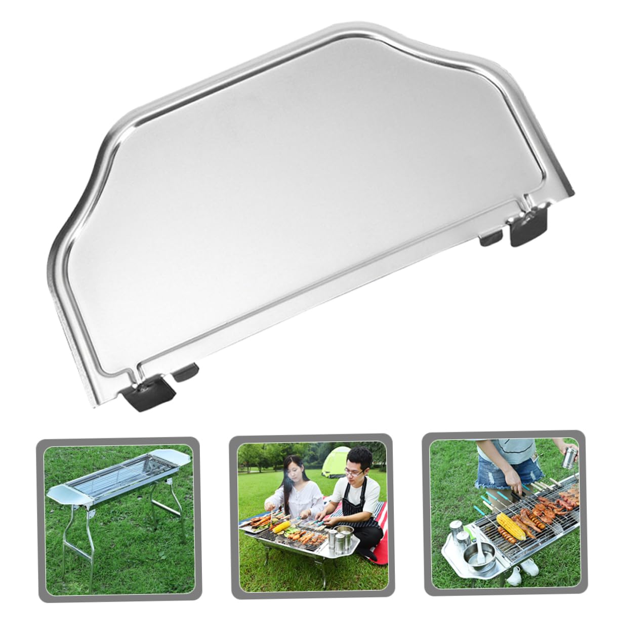 OFFSCH Portable Bbq Seasoning Storage Shelf Grill Utensil Holder Bbq Grill Accessory