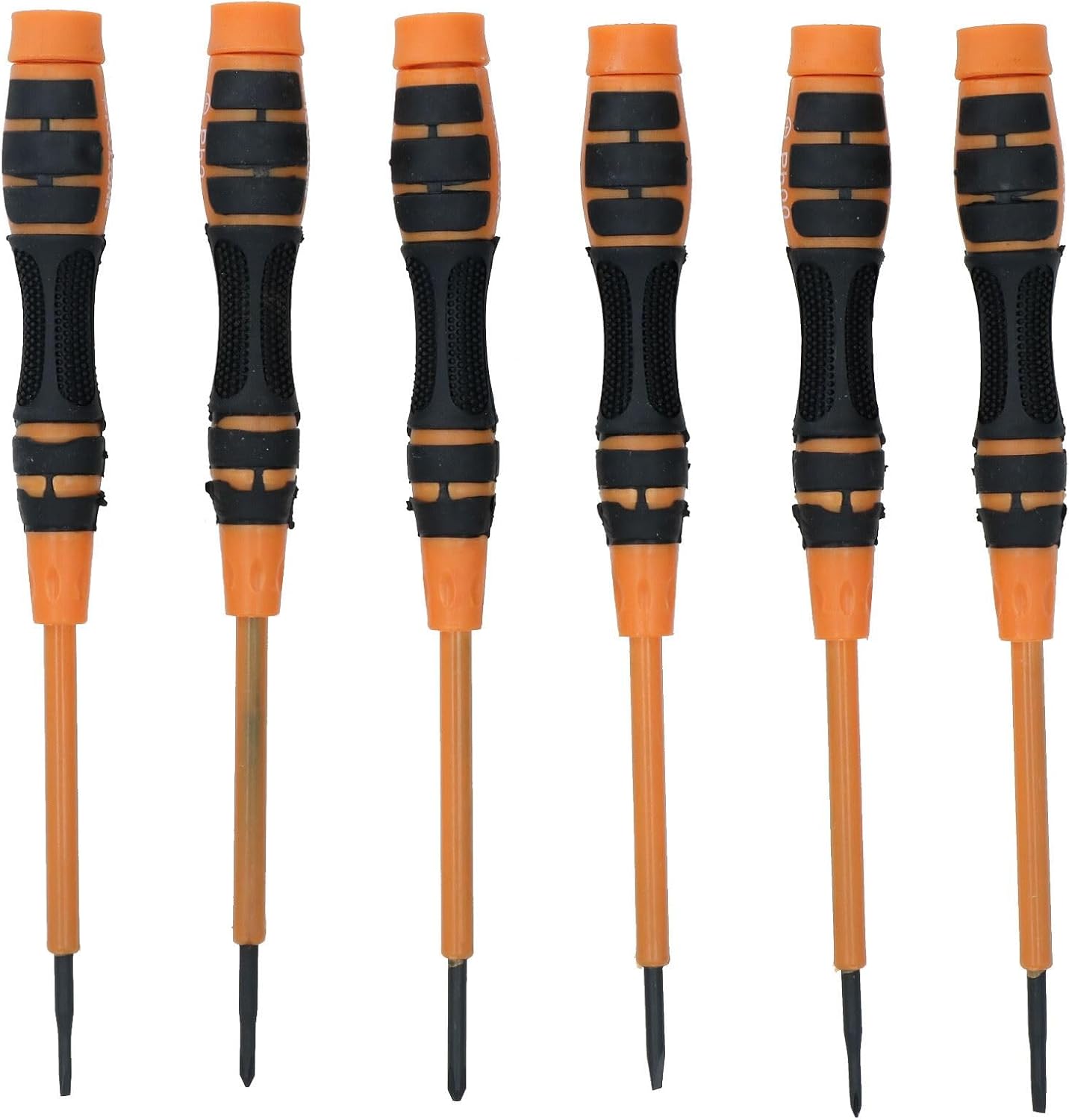 6pc Precision Screwdriver Set Slotted Phillips 2-3mm PH00 - PH1 Carbon Steel