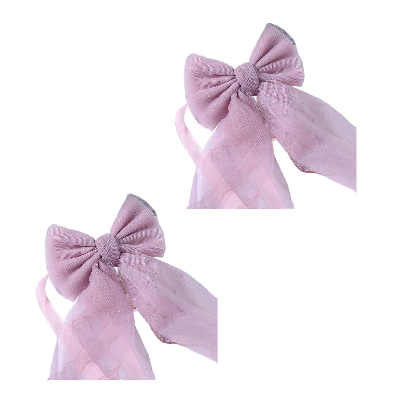 Xjdzineq 2Pieces Lace Bows Curtain Tiebacks Elegant Color Ribbon Holdbacks for Home and Decoration Curtain Holdbacks