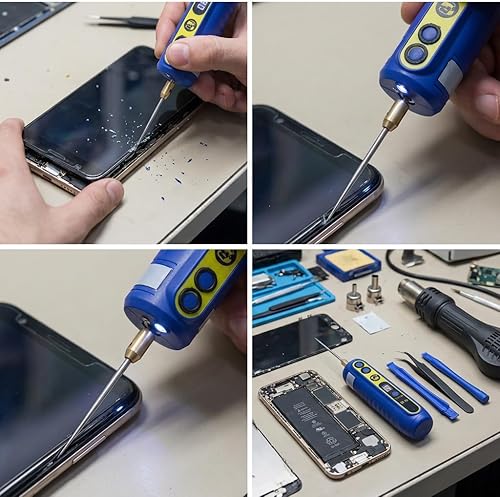 Miniatura 6 de Herramienta eléctrica de eliminación de pegamento Walfront, cortador de pegamento seco de pantalla de teléfono móvil, máquina portátil de limpieza