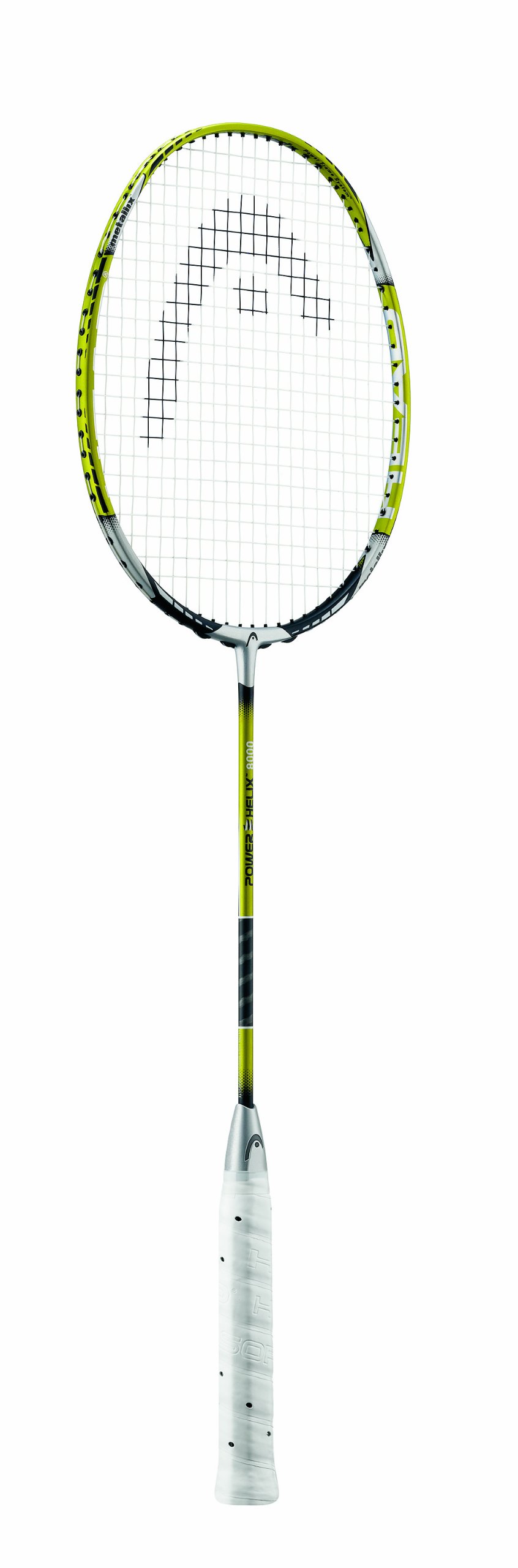 Head Power Helix 8000-Racchetta da Badminton, colore: verde/argento