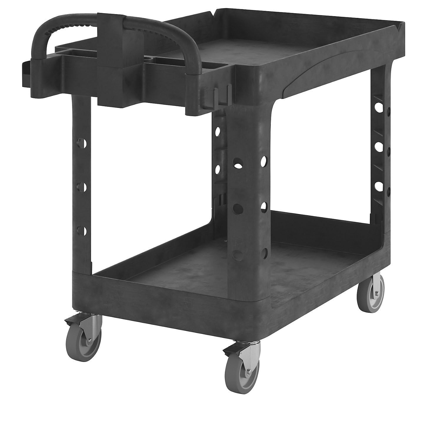 Rubbermaid Allzweck-Tischwagen aus Kunststoff mit Wannenvertiefung 1120 x 640 x 980 mm