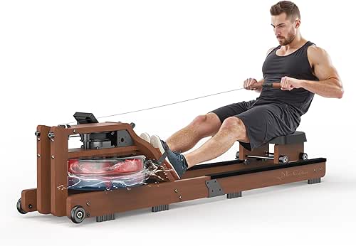Water Rowing Machine for Home Use- Foldable Rower Machine 400LBS