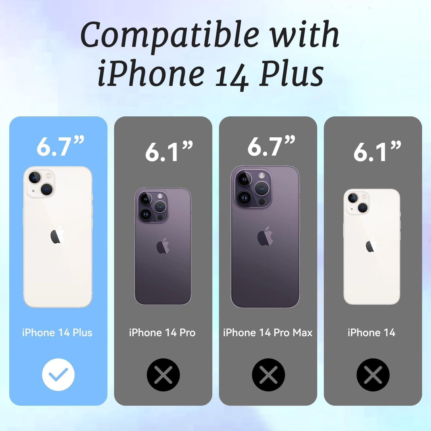 for iPhone 14 Plus Case,Vibrant Colorful Garden Spring Floral Design Pattern Aesthetic,Military-Grade Drop Protection & TPU Protective Cover with Camera Protection for Women Girls